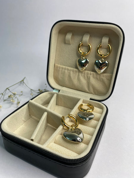Jenny Silver Gold Hoops