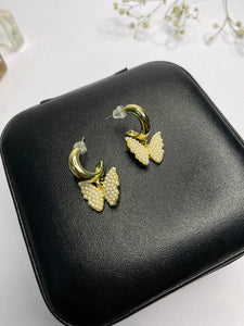 Blair Butterfly Hoops