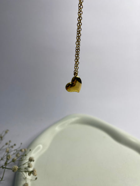 Celeste Gold Heart Hanging Pendant