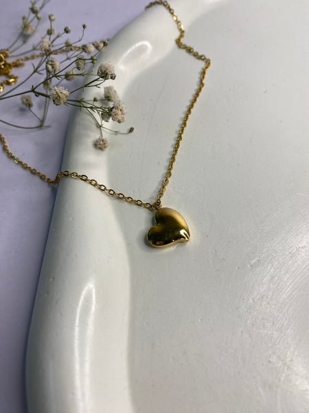 Celeste Gold Heart Hanging Pendant