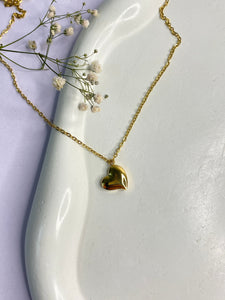 Celeste Gold Heart Hanging Pendant