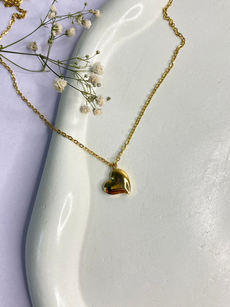 Celeste Gold Heart Hanging Pendant