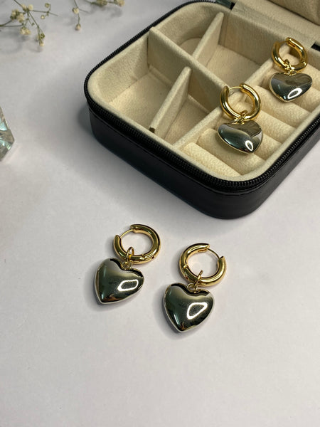 Jenny Silver Gold Hoops