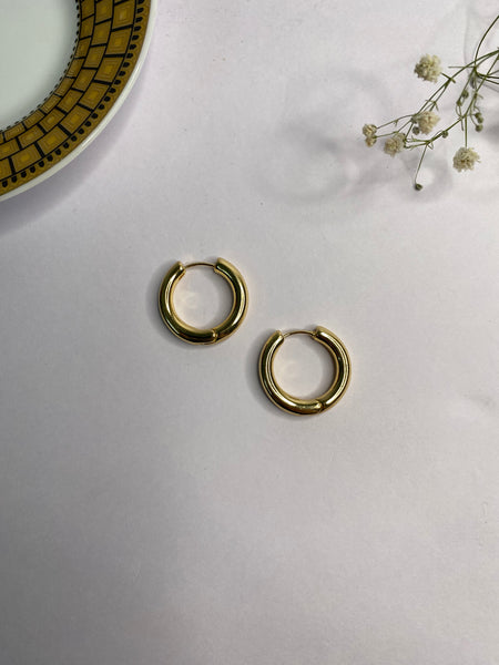 Lily Gold Hoops