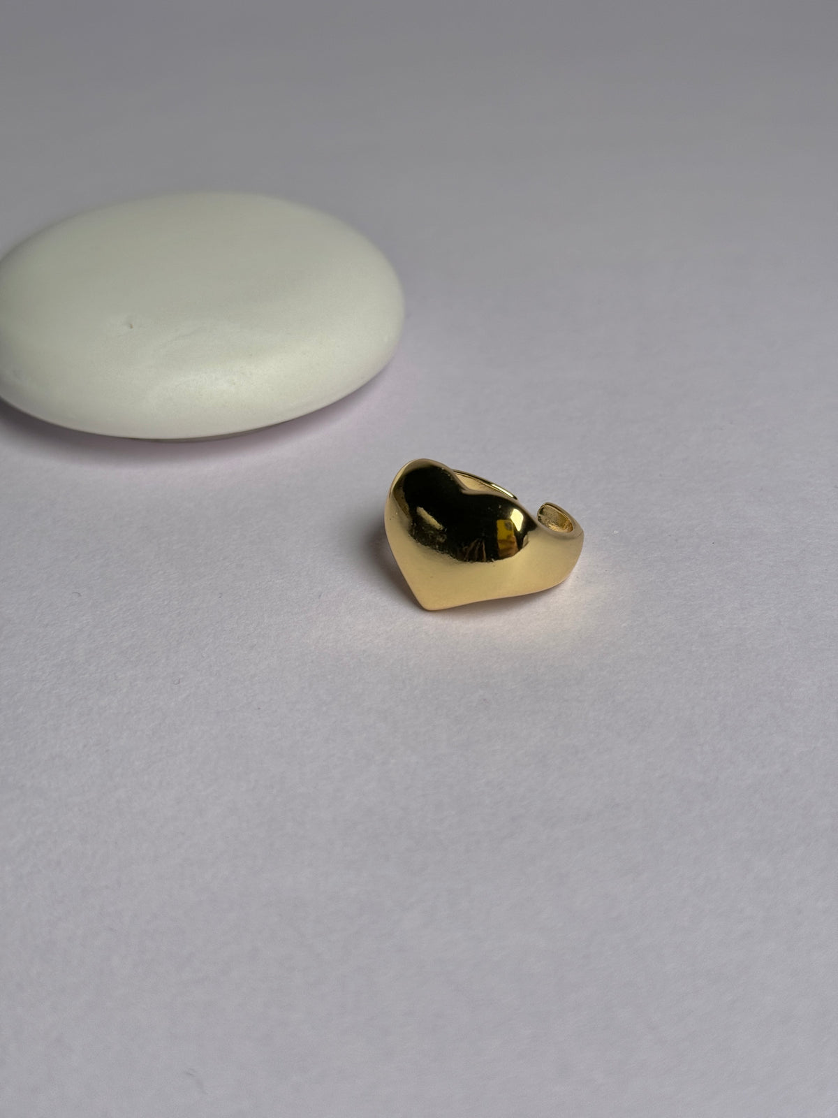Serenity Heart Bubble Ring
