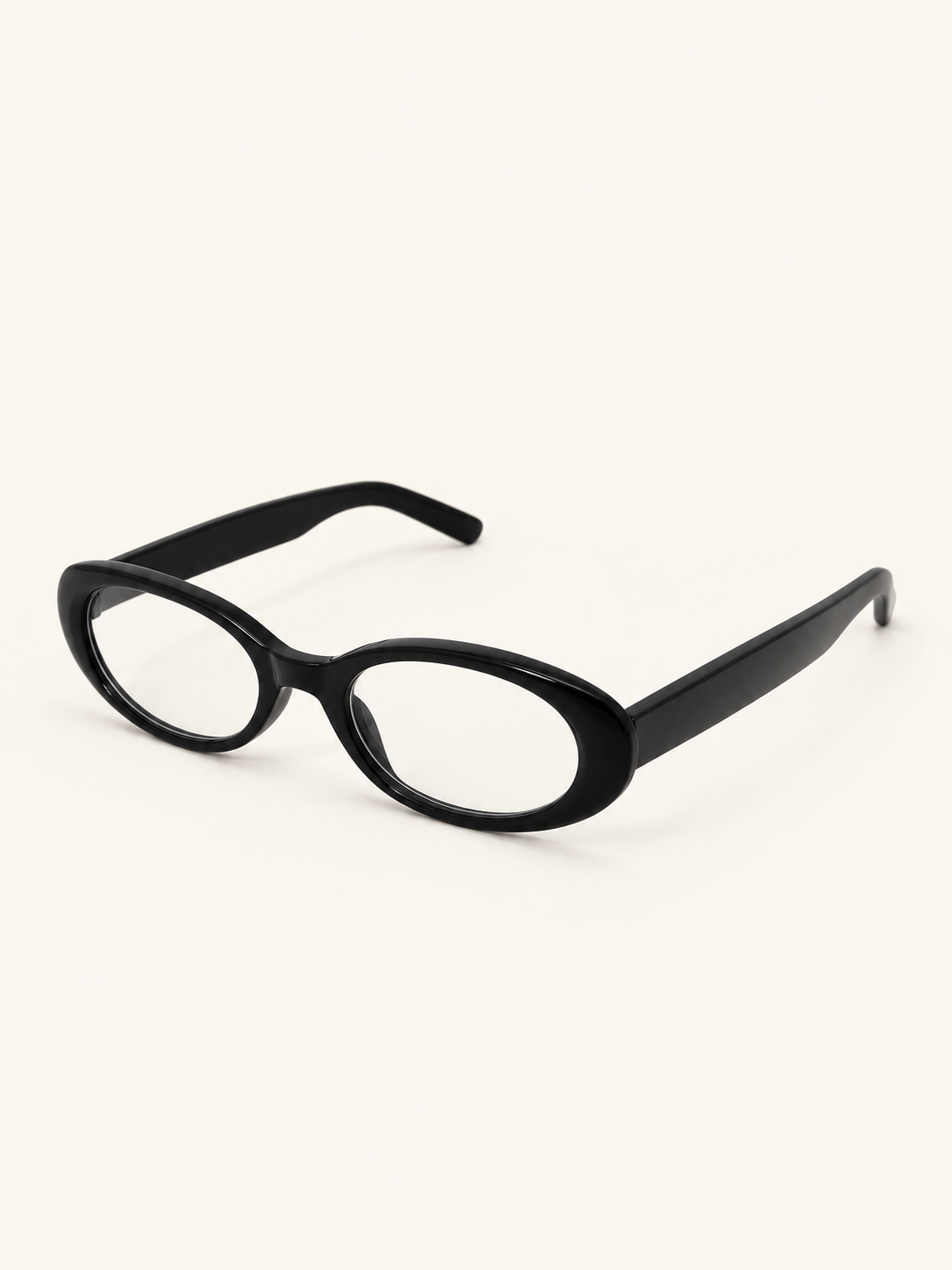 Alice Frames — Black, front angle view