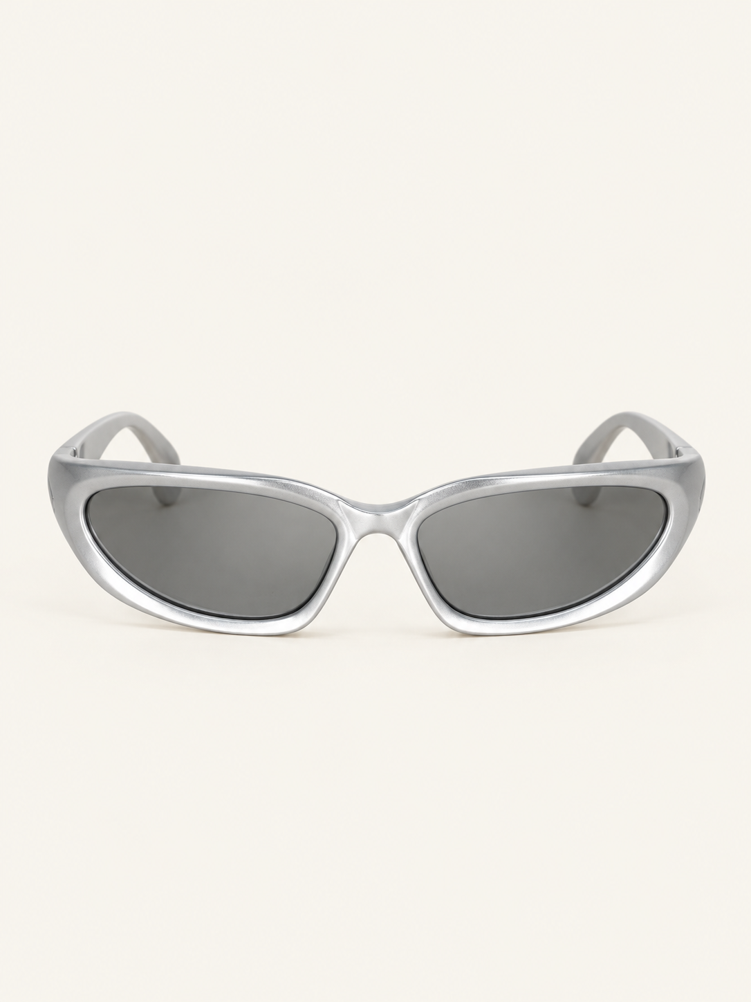 Alien Sunnies — Silver, front view