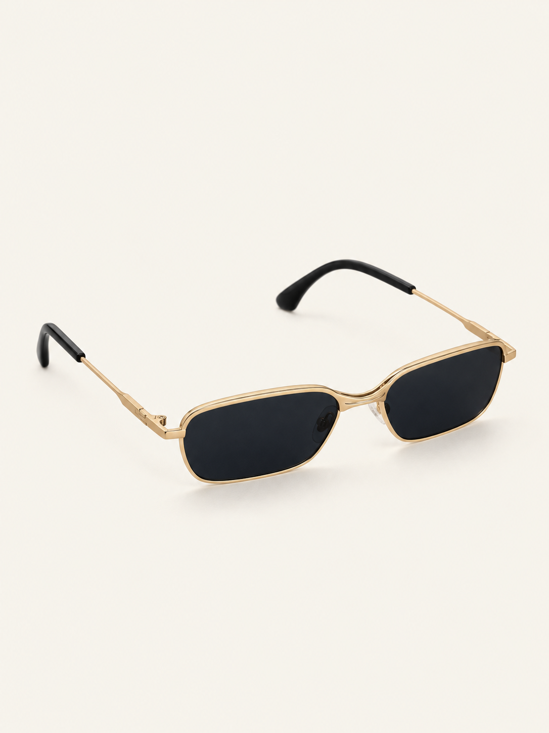 Andre Sunnies — Black Gold, front angle view