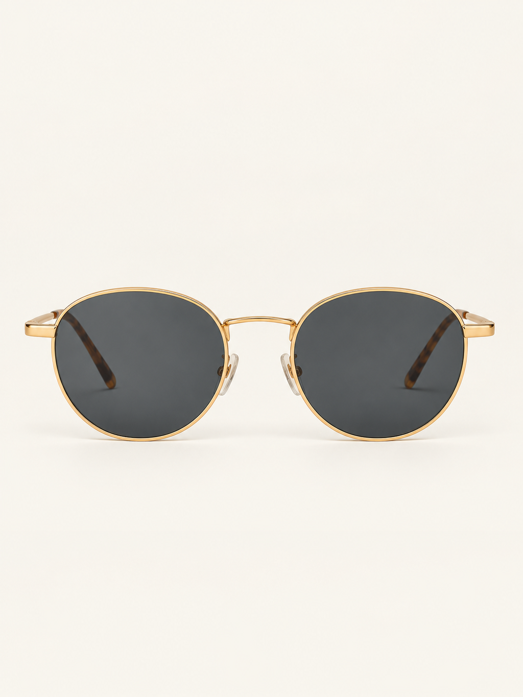 Billy Sunnies — Gold Black, front view