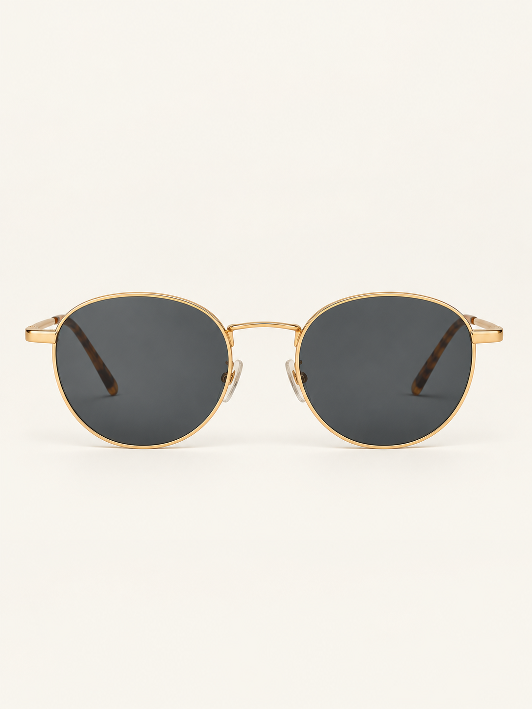 Billy Sunnies — Gold Black, front view