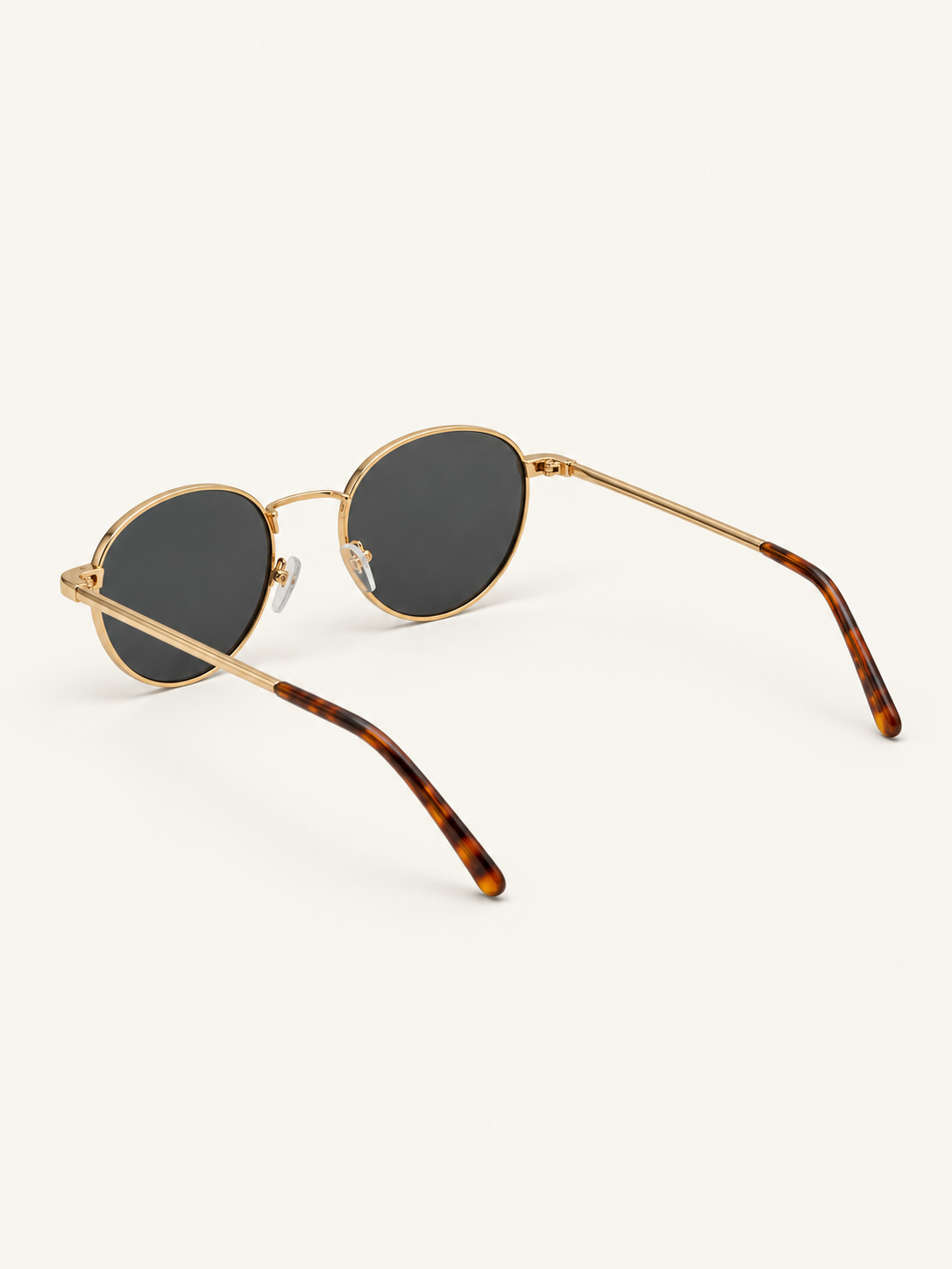 Billy Sunnies — Gold Black, rear angle view