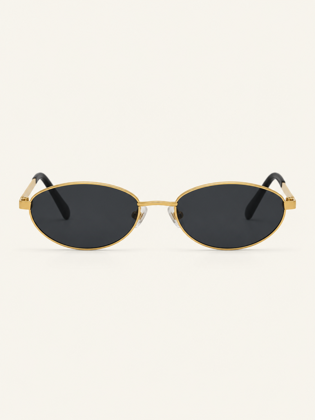 Cassy Sunnies — Black Gold, front view