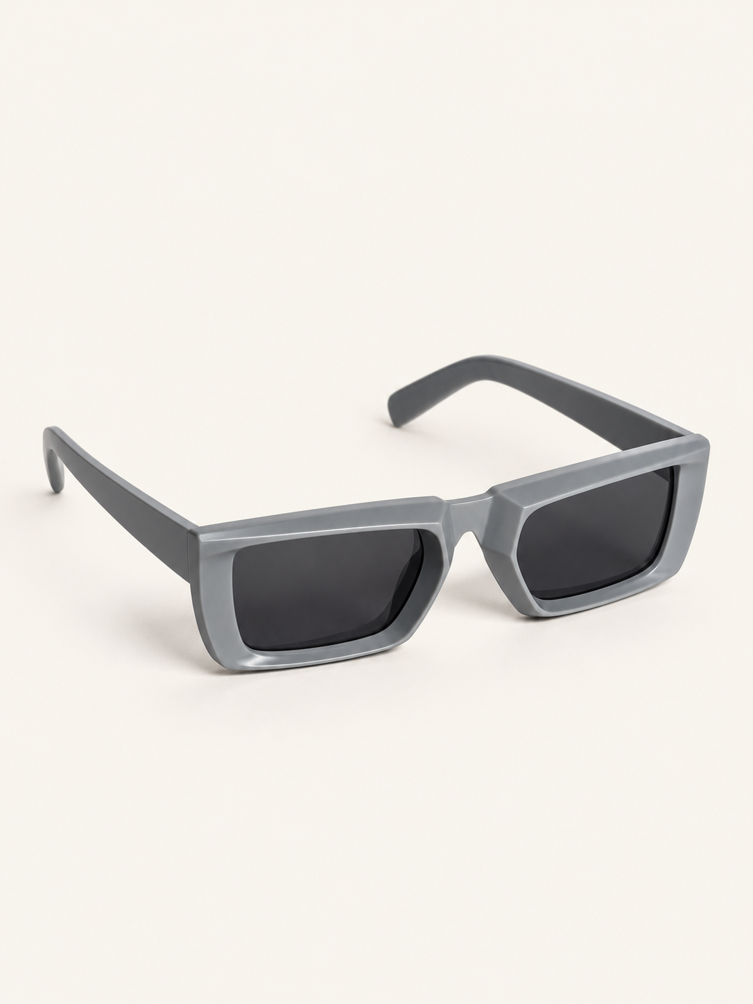 Dan Sunnies — Cement Grey, front angle view