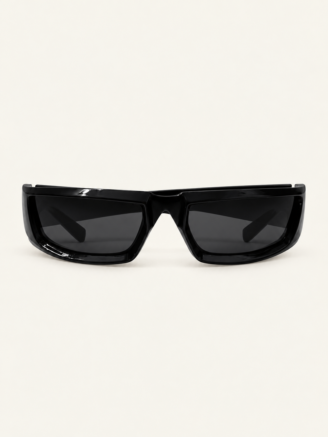 Distruptor Sunnies — Black, front view