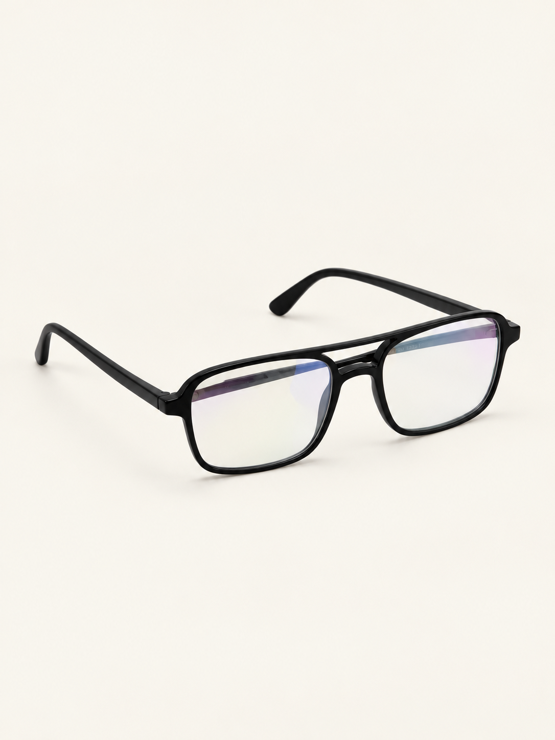 Dolla Frames — Black, front angle view