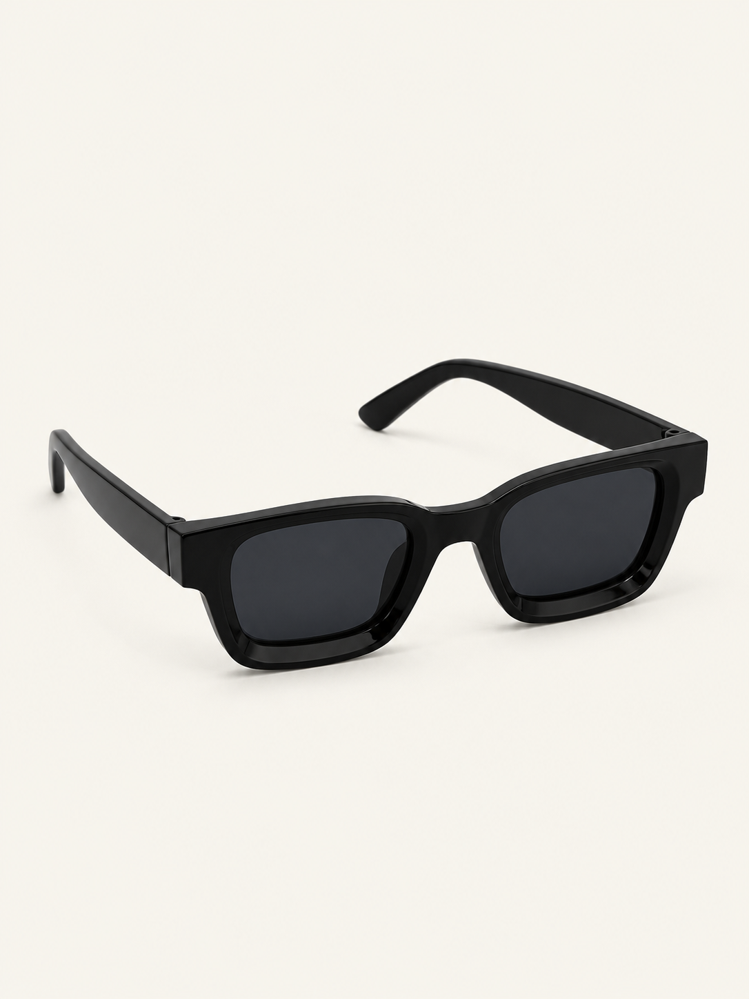 Frank Sunnies — Black, front angle view