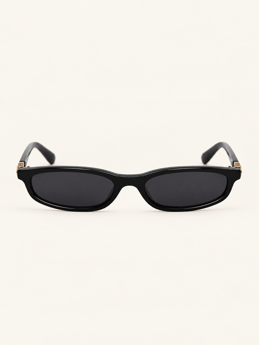 Iris Sunnies — Black, front view