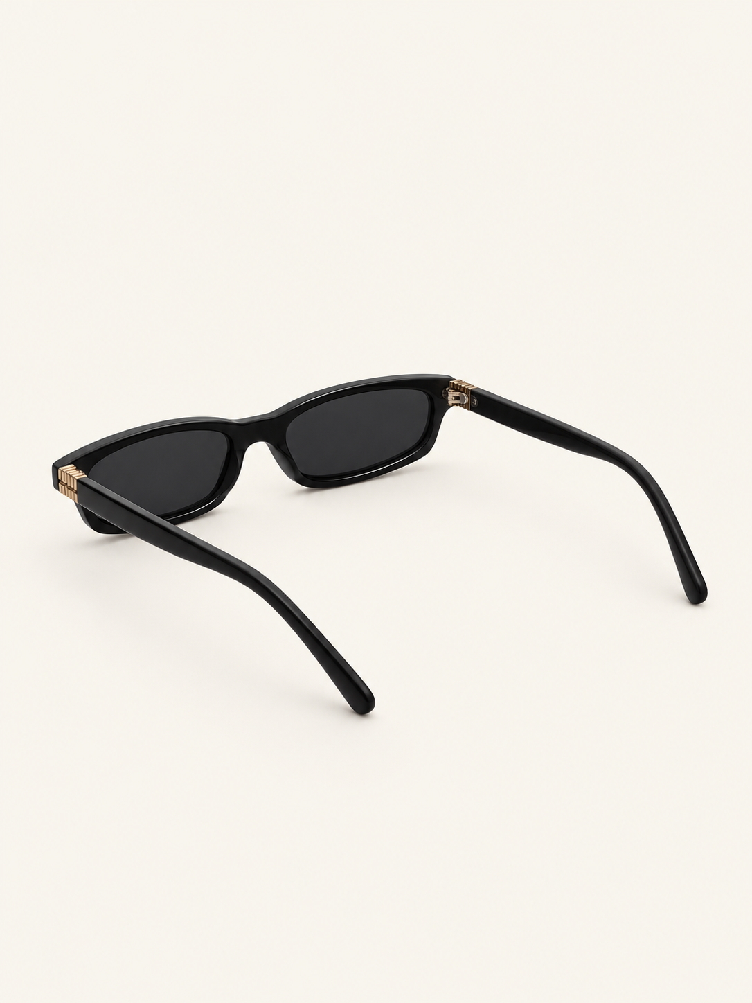 Iris Sunnies — Black, rear angle view
