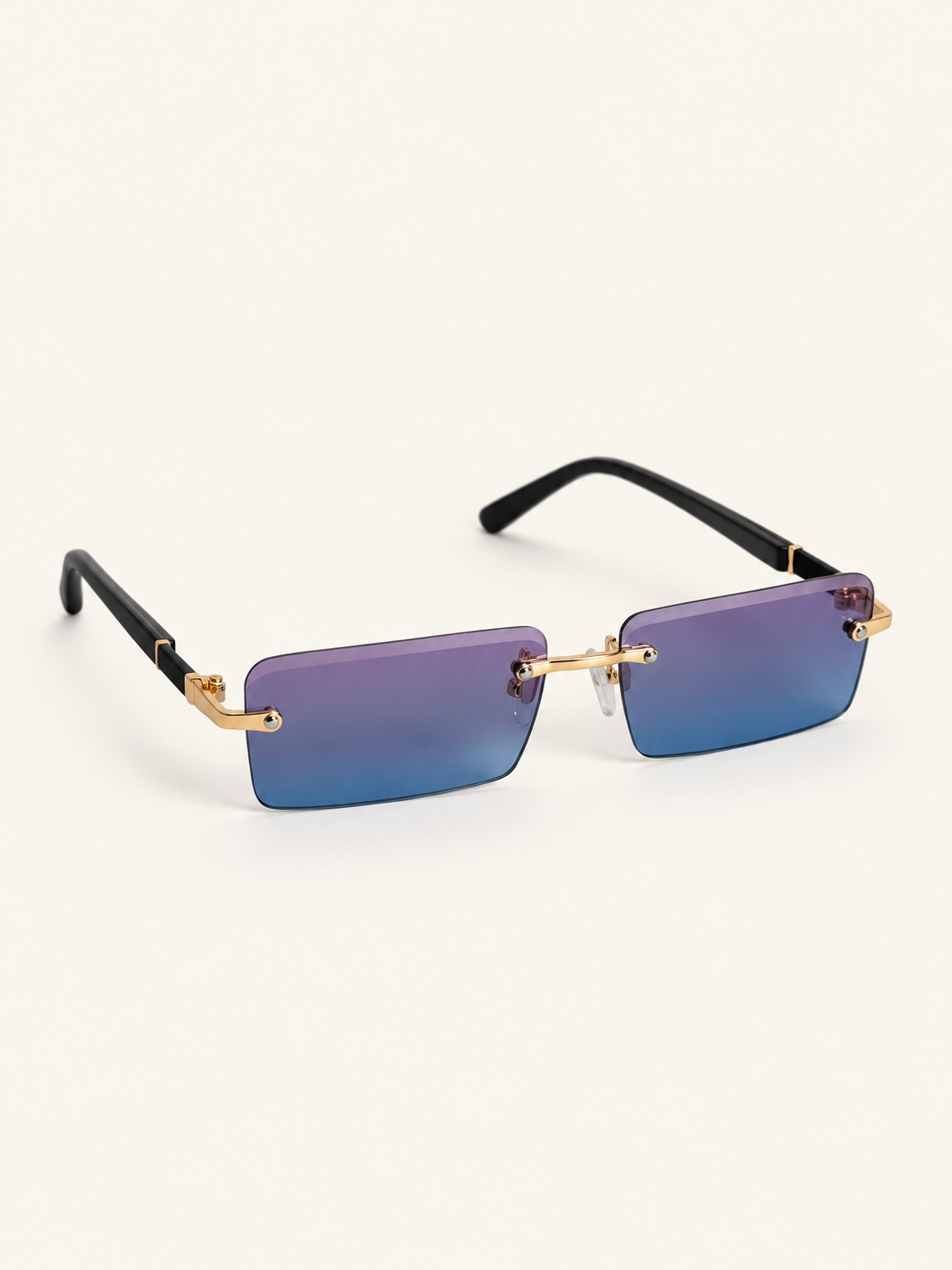 Jimmy Sunnies — Purple Blue, front angle view