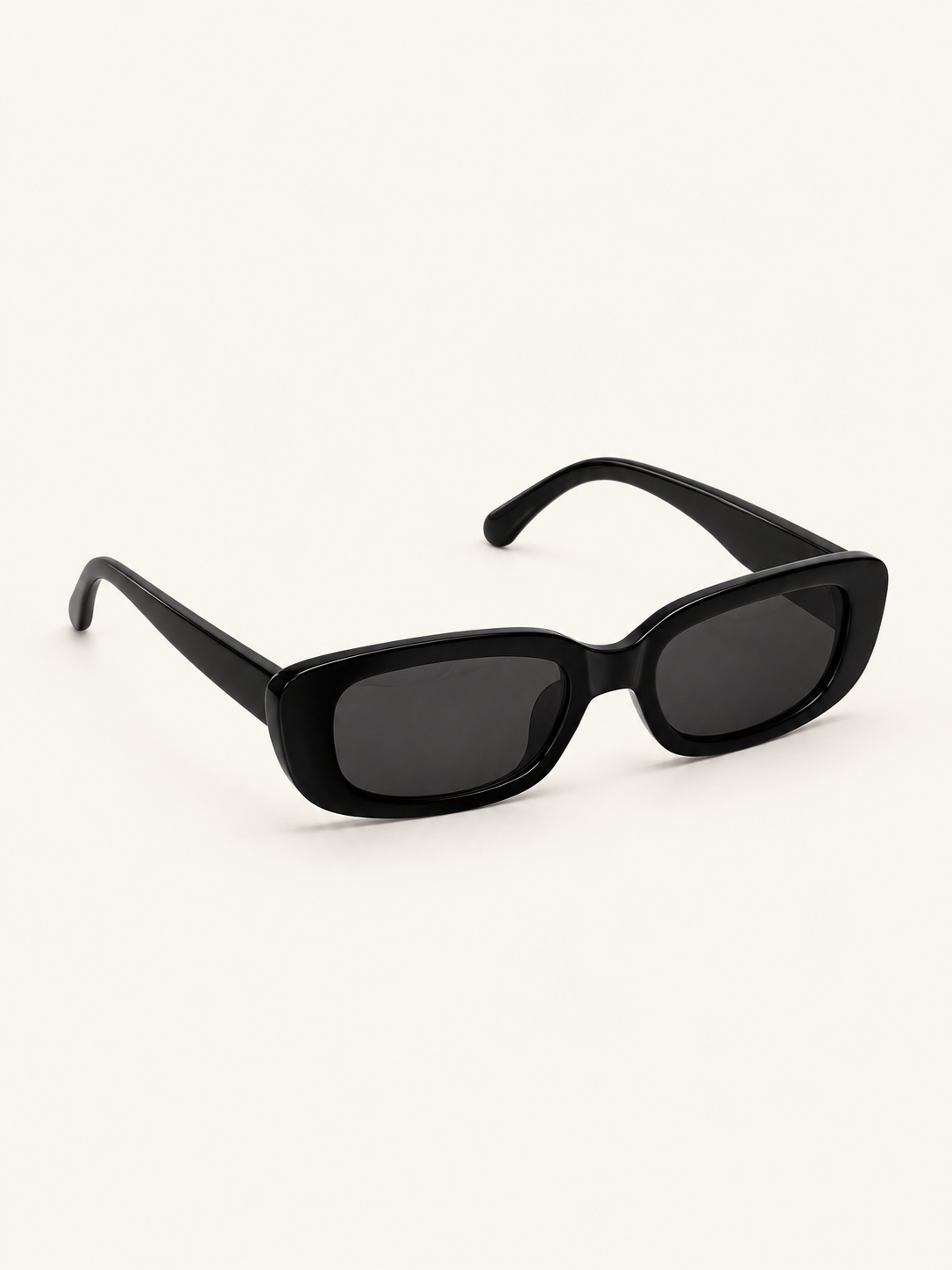 Kendall Sunnies — Black, front angle view