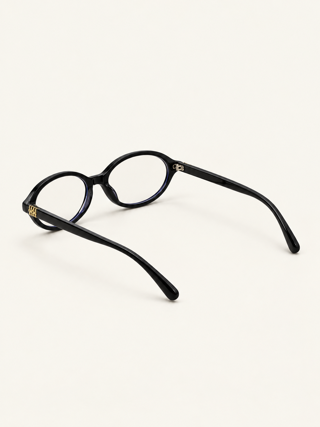 Maya Frames — Black, rear angle view