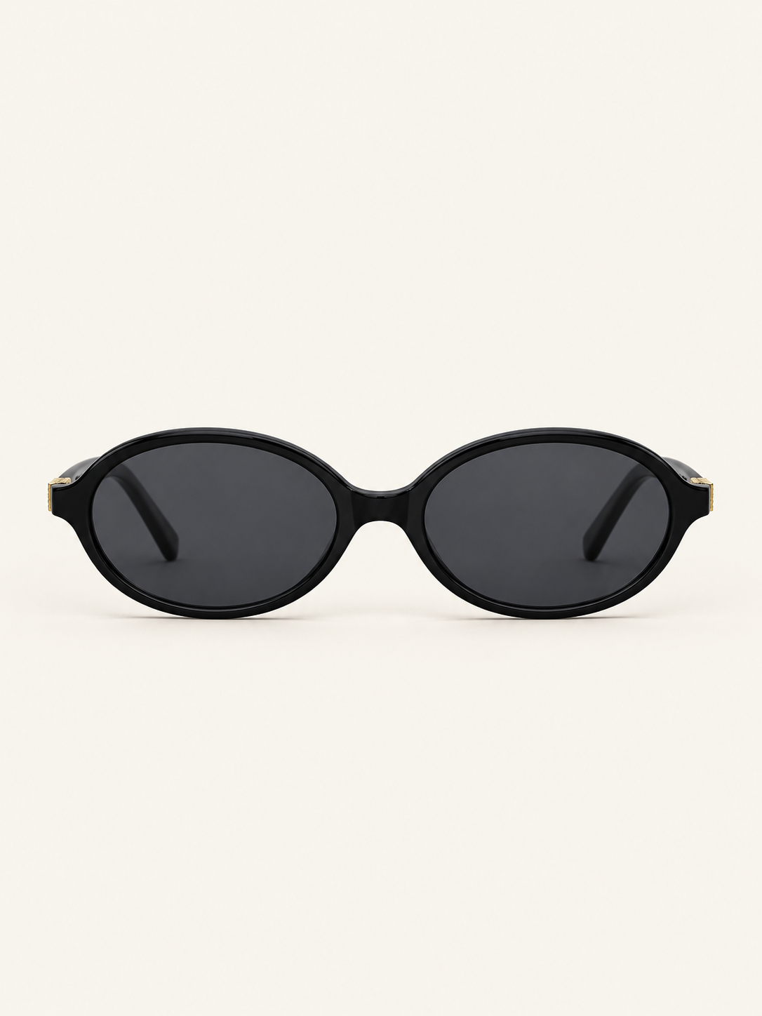 Maya Sunnies — Black, front view
