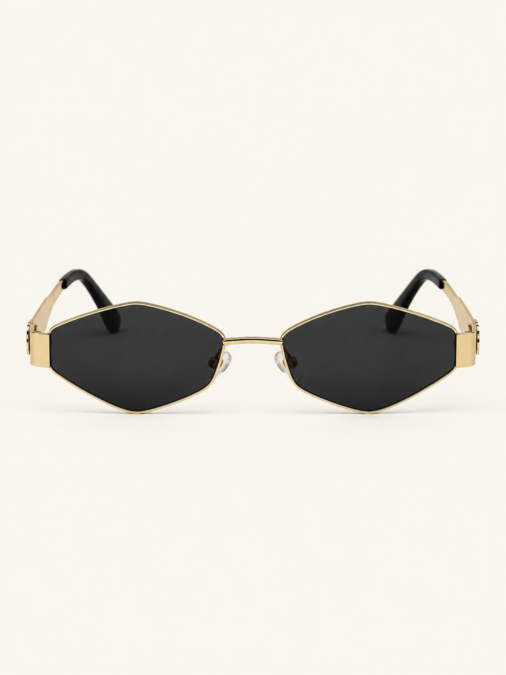 Nobu Sunnies — Black Gold, front view