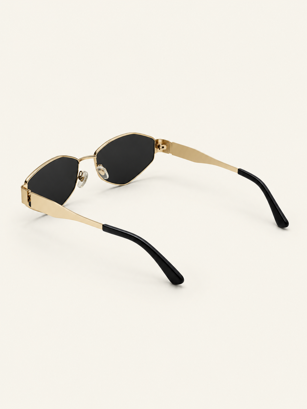 Nobu Sunnies — Black Gold, rear angle view