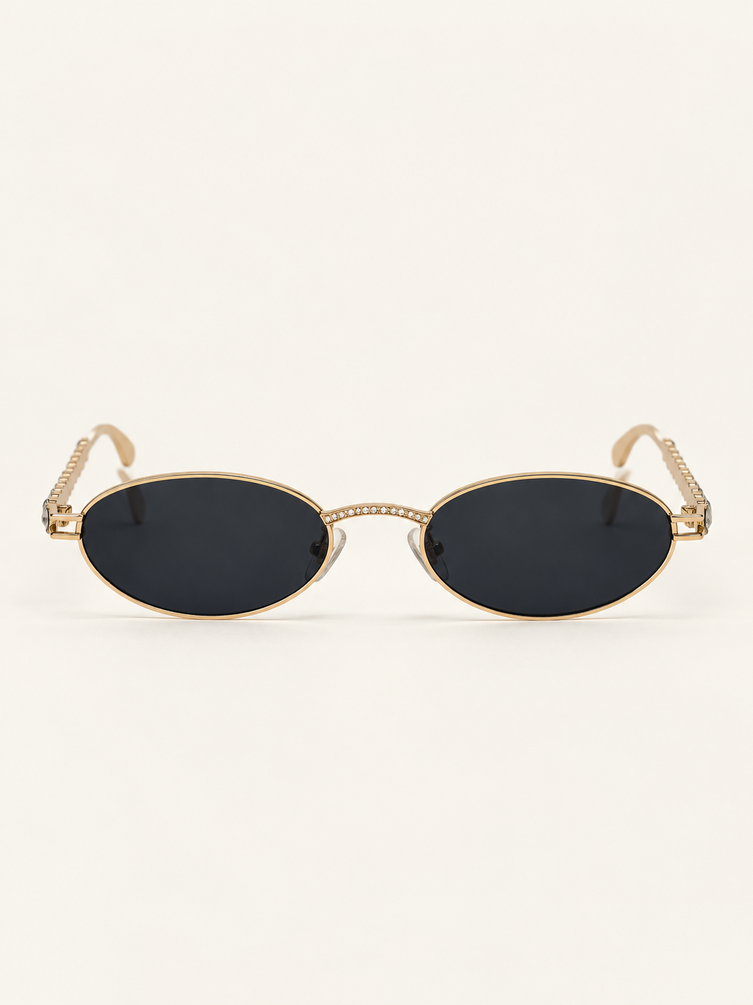 Oliver Sunnies 2.0 — Black Gold, front view