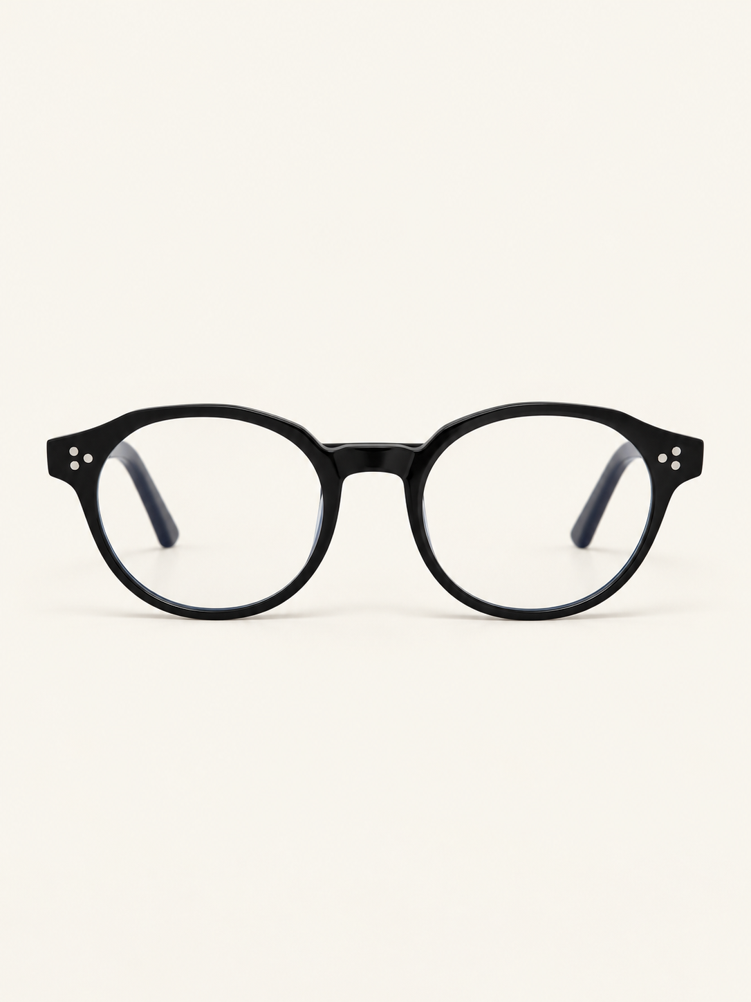 Paige Frames — Black, front view