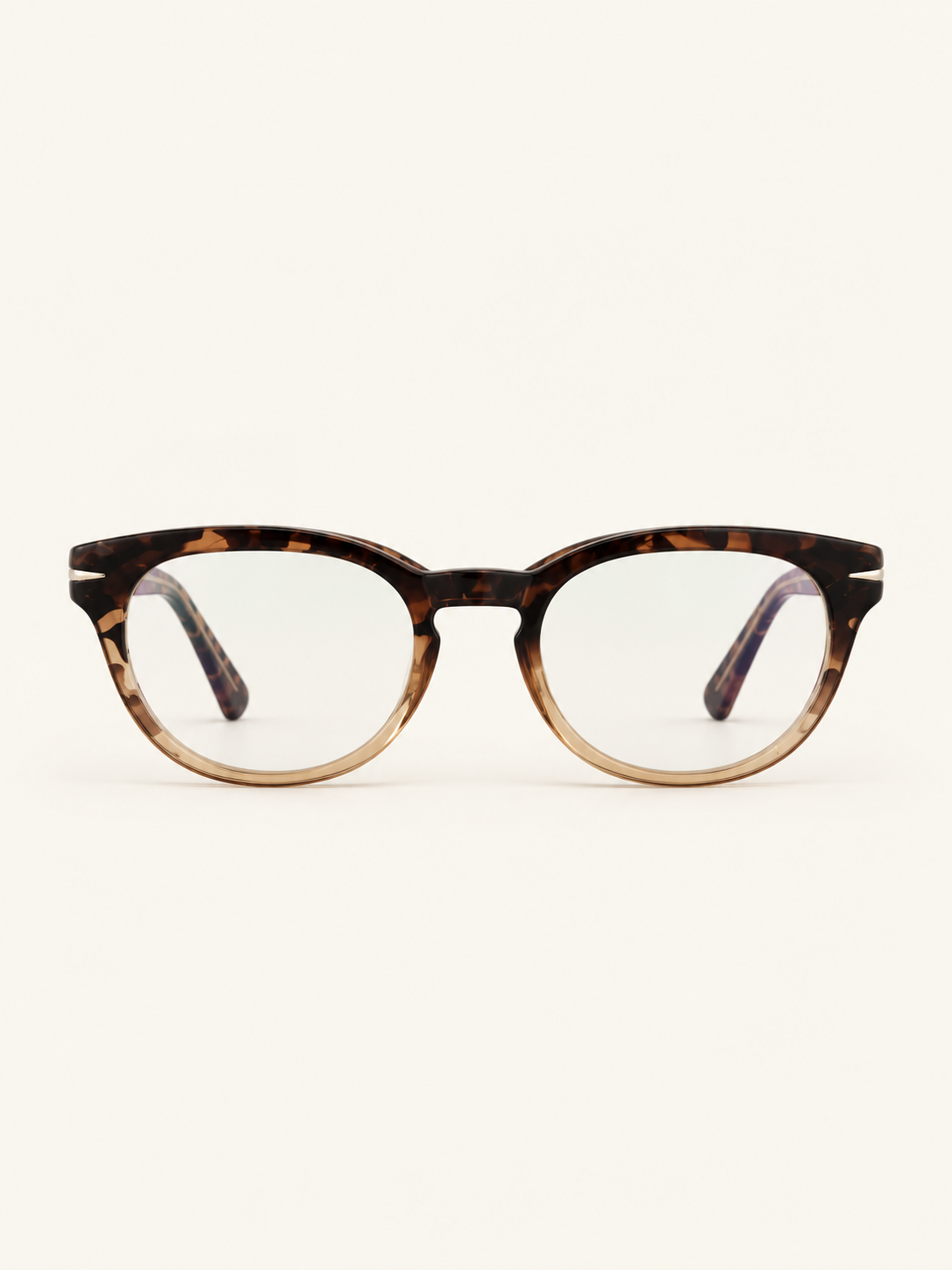 Penny Frames — Light Brown, front view