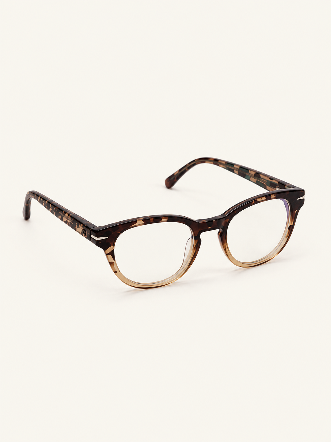 Penny Frames — Light Brown, front angle view