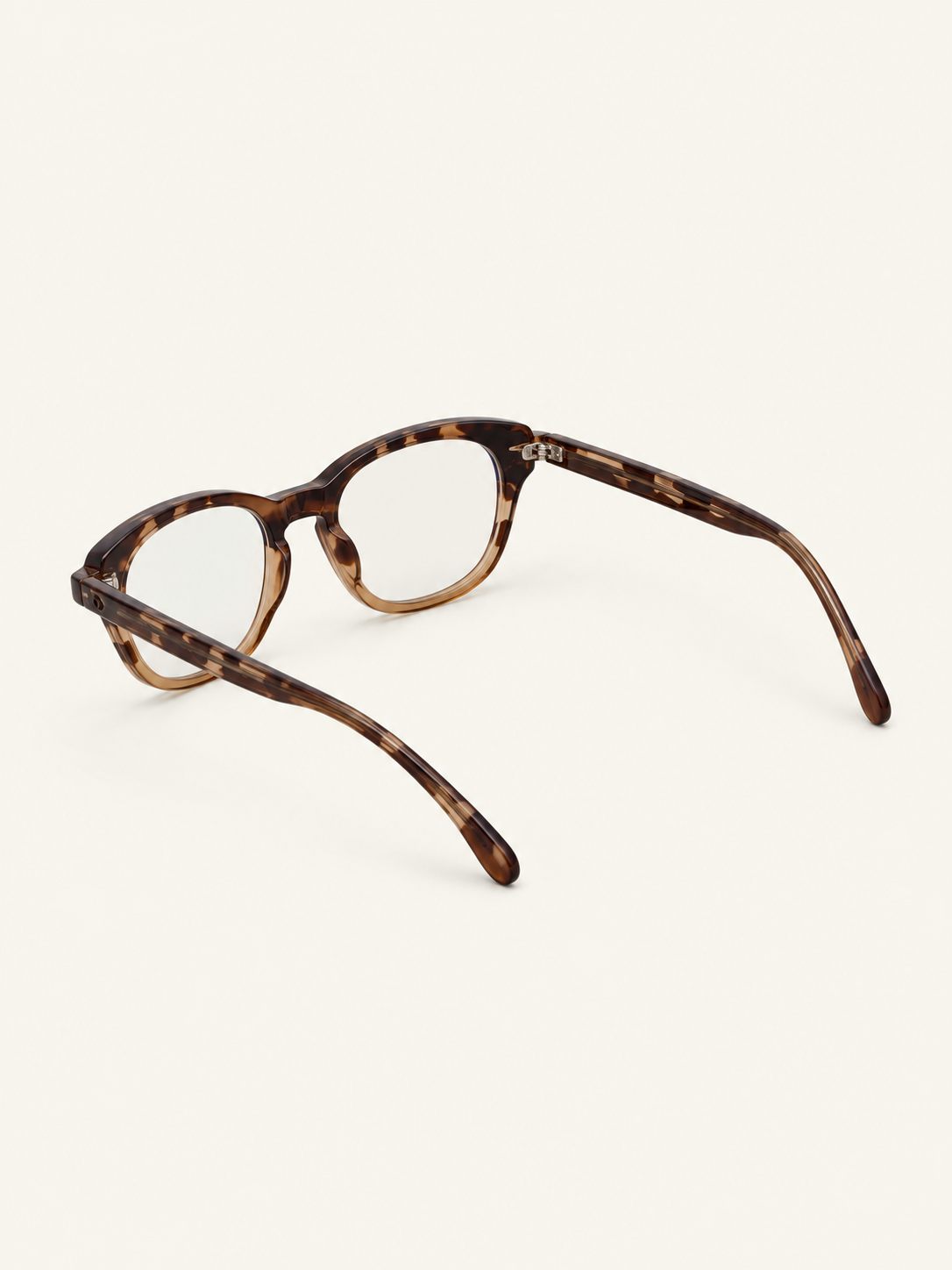 Penny Frames — Light Brown, rear angle view