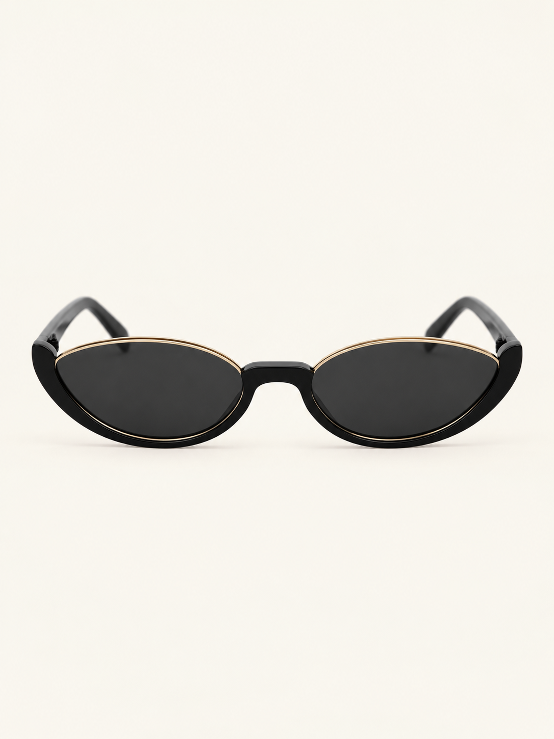 Roxie Sunnies — Black Gold, front view