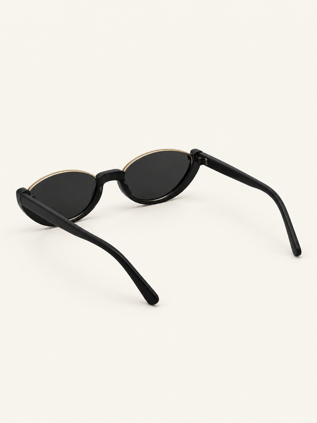 Roxie Sunnies — Black Gold, rear angle view