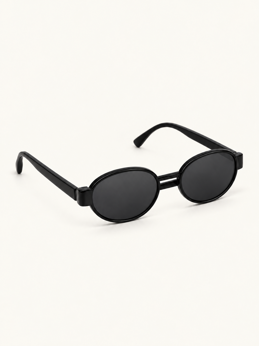 Sasha Sunnies — Black, front angle view