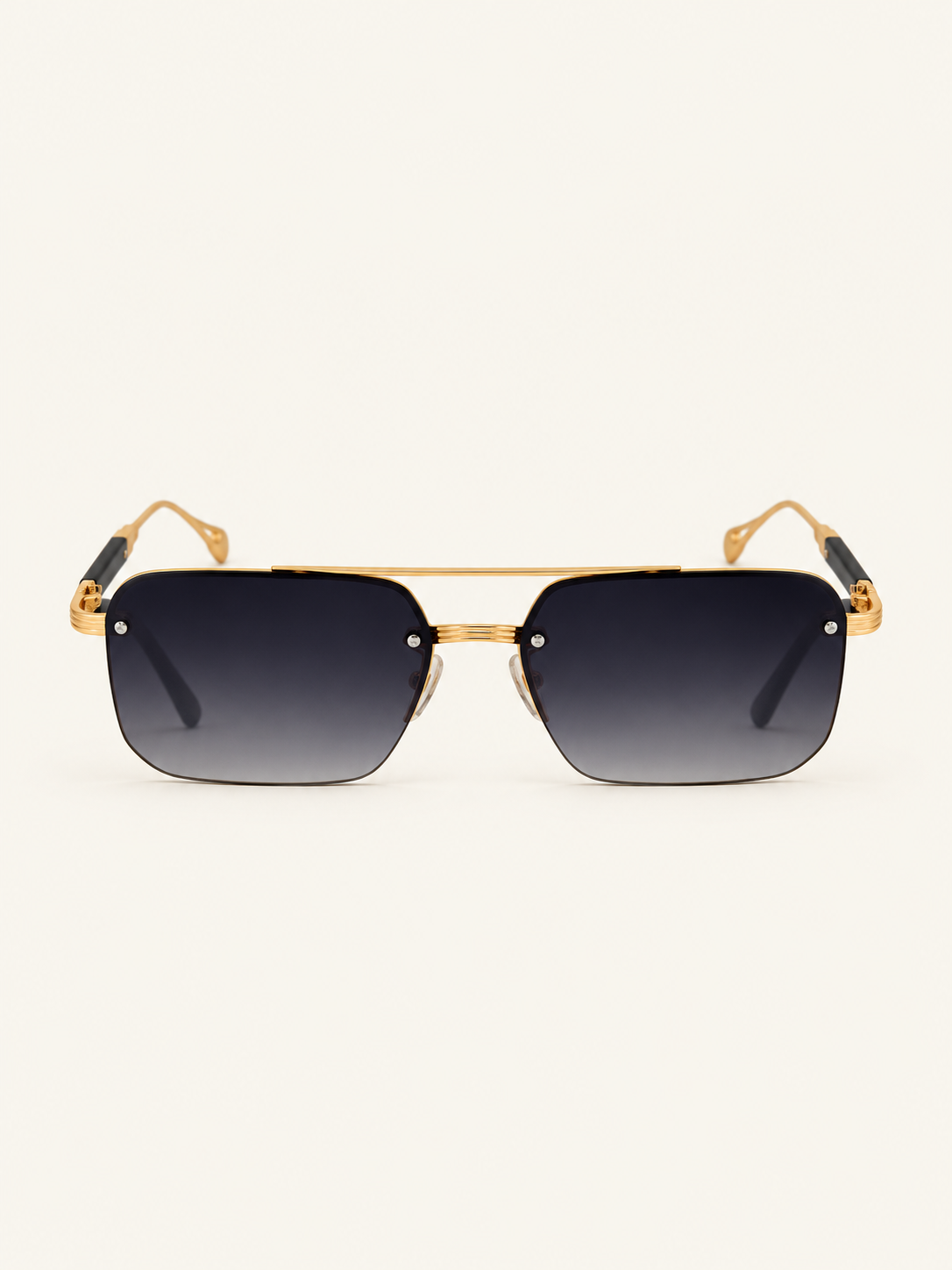 Stark Sunnies — Dark Grey, front view