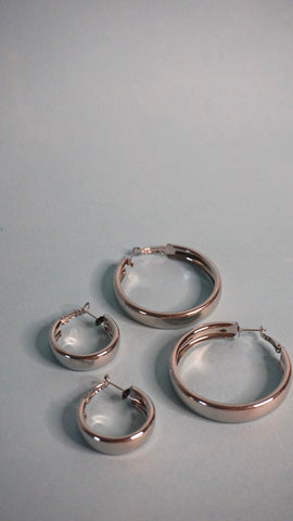 Maddy Hoops (Silver)